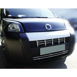 Okrasna obroba maske hladilnika (15 kosov, nerjaveče jeklo) Citroen Nemo 2007–2017