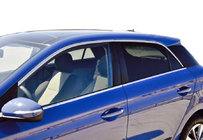 Hyundai I-20 2014–2020 Popoln okvir stekel (10 kos, nerjaveče jeklo) fotografija 1