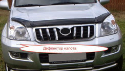 Toyota Land Cruiser Prado 120 2002–2009 Deflektor pokrova motorja (EGR) fotografija 1