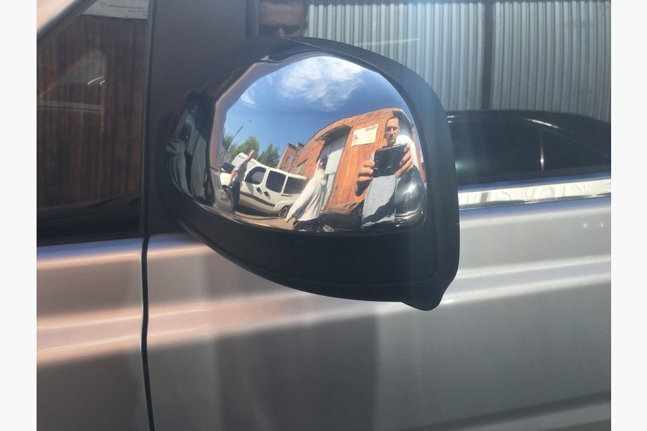 Mercedes Vito W639 2004–2014 Kromirani pokrovi ogledal Vito 2010-2015 (2 kosa) Carmos - turško nerjaveče jeklo Fotografija 3