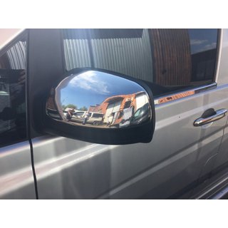 Kromirani pokrovi ogledal Vito 2010-2015 (2 kosa) Mercedes Vito W639 2004–2014 fotografija 4