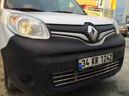 Renault Kangoo 2008–2020 Enodelna maska v odbijaču (nerjavno jeklo) fotografija 2