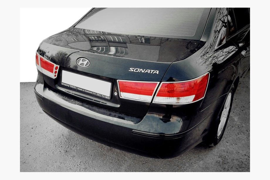 Hyundai Sonata NF 2004–2009 Pokrovi zavornih luči (2 kos, plastika) Image