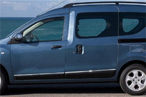 Dacia Dokker 2013–2022 Okrasna letev vrat (4 kosi, nerjaveče jeklo) fotografija 1