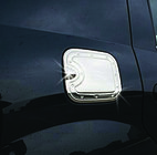 Renault Logan I 2005–2008 Okrasna obloga vratc rezervoarja (nerjavno jeklo) fotografija 1