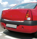 Renault Logan I 2005–2008 Okrasna letev spodnjega roba pokrova prtljažnika (nerj. jeklo) fotografija 1