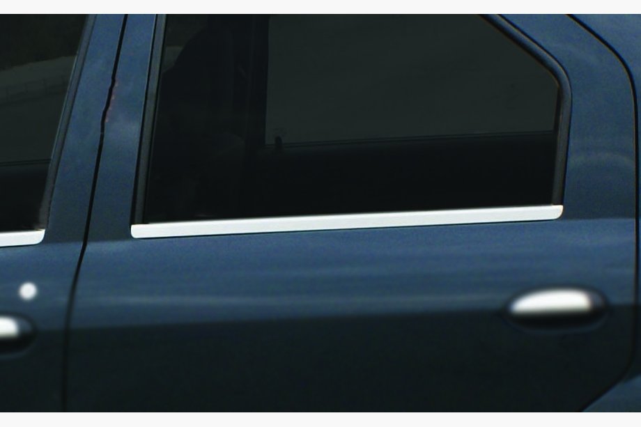 Renault Logan I 2005–2008 (Carmos) Okenske letve (nerjaveče jeklo) Image