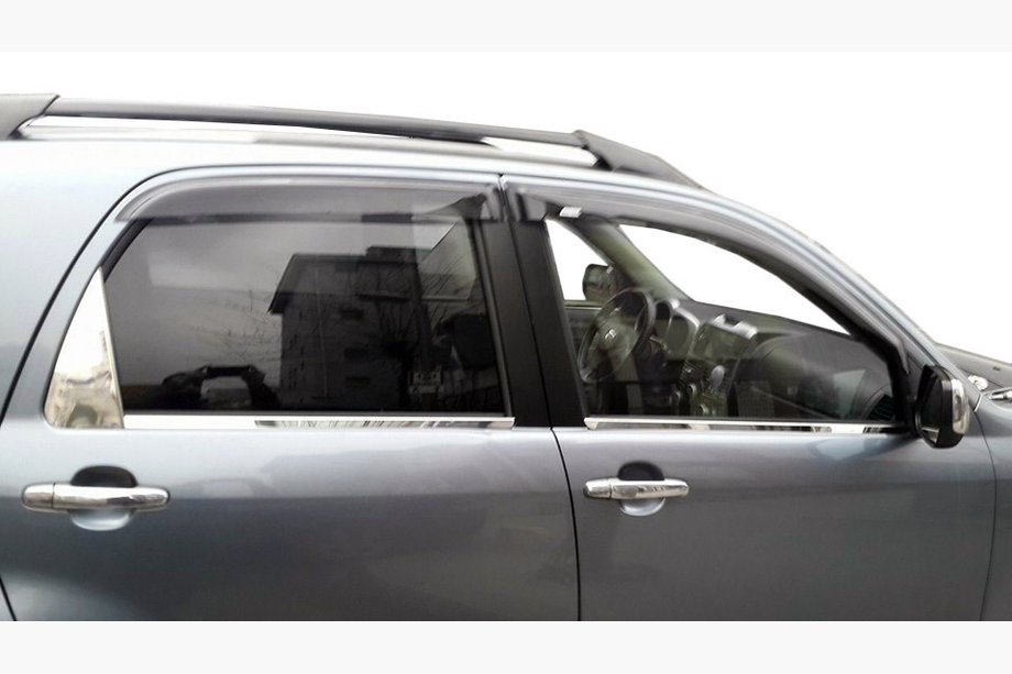 Daihatsu Terios 2006–2017 Zunanje obrobe stekel (4 kosi, nerjaveče jeklo) Image