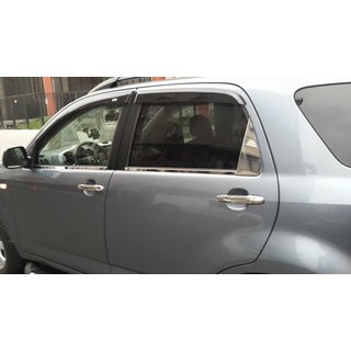 Zunanje obrobe stekel (4 kosi, nerjaveče jeklo) Daihatsu Terios 2006–2017 fotografija 4