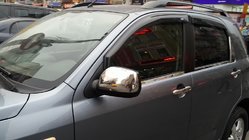 Daihatsu Terios 2006–2017 Kromirani pokrovi ogledal (2 kosa, nerjavno jeklo) fotografija 5