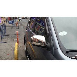 Kromirani pokrovi ogledal (2 kosa, nerjavno jeklo) Daihatsu Terios 2006–2017 fotografija 3