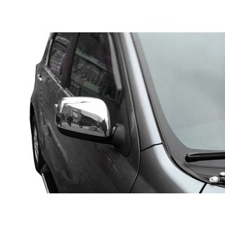Kromirani pokrovi ogledal (2 kosa, nerjavno jeklo) Daihatsu Terios 2006–2017 fotografija 1