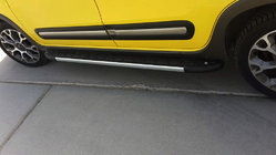 Fiat 500X 2014–2024 Stranske stopnice Duru (2 kos, aluminij) fotografija 3