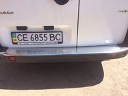 Fiat Doblo I 2001–2005 Nerjaveča letev za zadnji odbijač z zavihkom Nataniko (nerjavno jeklo) fotografija 2