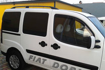 Fiat Doblo I 2001–2005 Črni strešni relingi fotografija 3