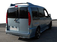 Fiat Doblo I 2001–2005 Strešni relingi s spojlerjem HRV-type (za lakiranje) fotografija 1