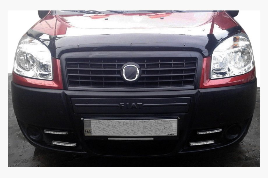 Fiat Doblo I 2005–2010 Srednji zimski pokrov maske hladilnika Sijajna Fotografija 2