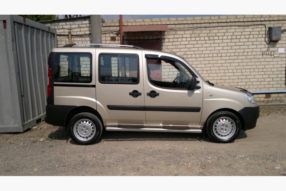 Fiat Doblo I 2005–2010 Kromirane strešne sani Fotografija 11