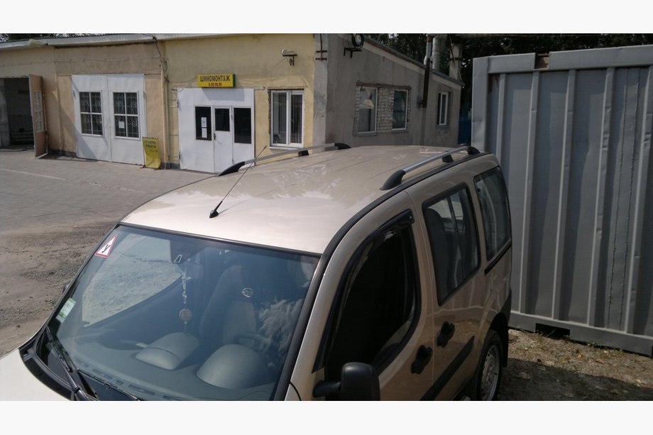 Fiat Doblo I 2005–2010 Kromirane strešne sani Fotografija 13