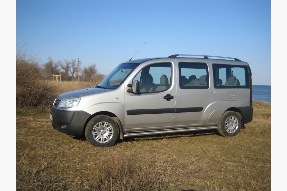 Fiat Doblo I 2005–2010 Kromirane strešne sani Fotografija 16
