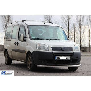 Sprednji zaščitni lok ST008 (2 kos, nerjavno jeklo) Fiat Doblo I 2005–2010 fotografija 3