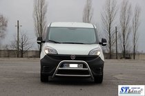 Fiat Doblo II 2010–2022 Sprednji zaščitni lok WT022 (nerjaveče jeklo) fotografija 4