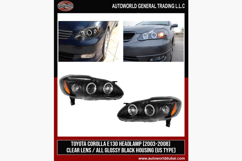 Toyota Corolla 2002–2007 Sprednji žarometi (2 kosa, LED) Image