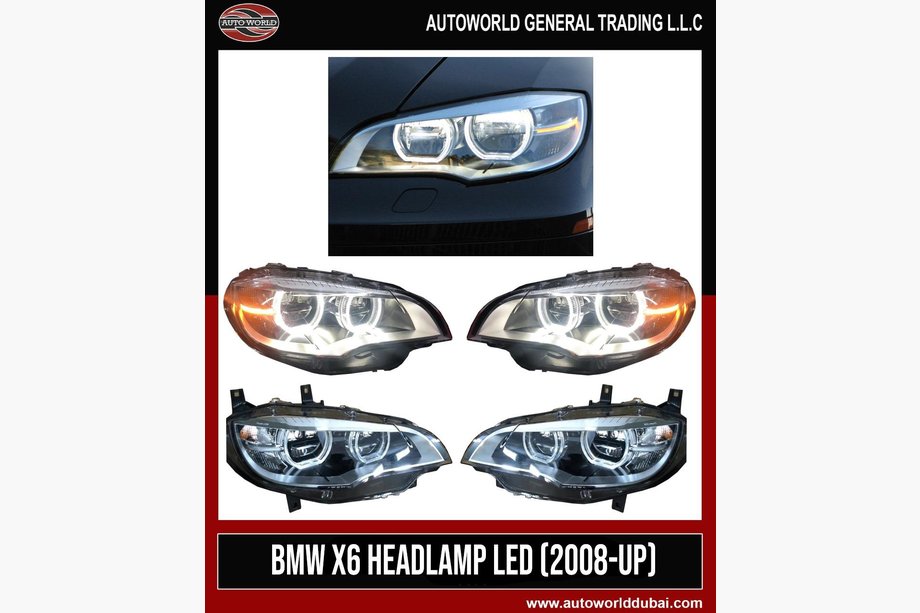BMW X6 E71 2008–2014 Sprednji žarometi (2 kosa, LED) Image