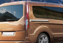 Ford Connect 2014–2021 Okrasna letev posuvnih vrat (2 kosa, nerjavno jeklo) fotografija 2
