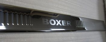 Peugeot Boxer 2006–2025 Kromirana letev za zadnji odbijač (nerjavno jeklo) fotografija 1