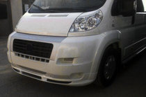 Fiat Ducato 2006–2025 Sprednji lip spojler odbijača 2006-2013 (ozek, za lakiranje) fotografija 2