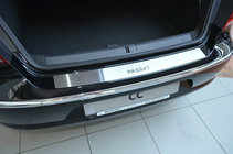 Volkswagen Passat CC 2008–2017 Natanika zaščitna letev zadnjega odbijača (nerjavno jeklo) fotografija 1