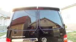 Volkswagen T5 Caravelle 2004–2010 Spojler Anatomik Raspashenka (za barvanje) fotografija 3