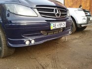 Mercedes Vito W639 2004–2014 Dodatek sprednjega odbijača (za 4 žaromete), za lakiranje fotografija 4