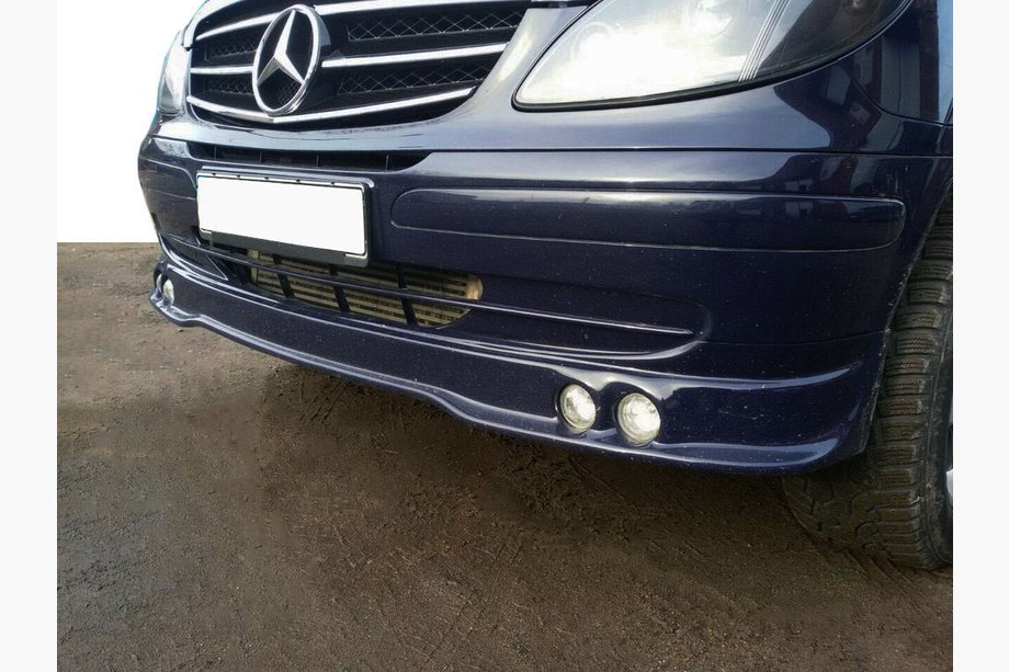 Mercedes Vito W639 2004–2014 Dodatek sprednjega odbijača (za 4 žaromete), za lakiranje Image