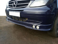 Mercedes Vito W639 2004–2014 Dodatek sprednjega odbijača (za 4 žaromete), za lakiranje fotografija 1