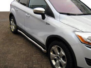 Ford Kuga 2008–2013 Bočne zaščitne cevi (2 kos, nerjavno jeklo) fotografija 3