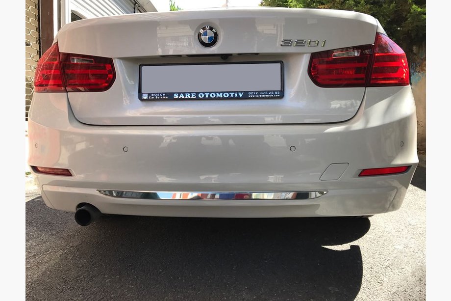 BMW serija 3 F30/F31 2012–2019 Rob zadnjega odbijača (nerjaveče jeklo) Image