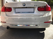 BMW serija 3 F30/F31 2012–2019 Rob zadnjega odbijača (nerjaveče jeklo) fotografija 1