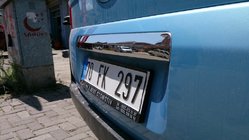 Citroen Nemo 2007–2017 Okrasna letev nad registrsko tablico (nerjaveče jeklo) fotografija 3