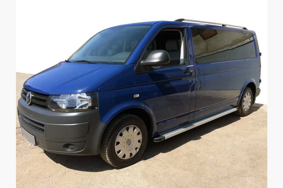 Volkswagen T5 2010–2015 Bočne stopnice Maya V2 (2 kosa, aluminij) Image