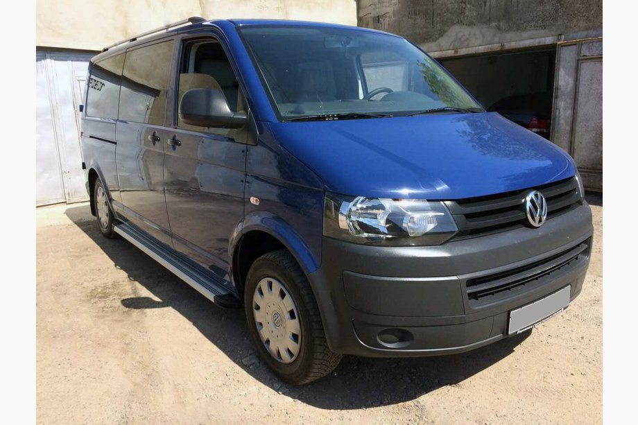 Volkswagen T6 2015–2024 Bočne stopnice Maya V2 (2 kosa, aluminij) Dolga medosna razdalja Image
