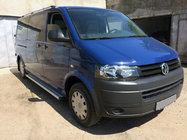 Volkswagen T6 2015–2024 Bočne stopnice Maya V2 (2 kosa, aluminij) Dolga medosna razdalja fotografija 1