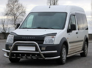 Ford Connect 2010–2013 Sprednji zaščitni lok (bullbar) z dvojno cevjo WT003-Plus-2 (nerjaveče jeklo) fotografija 1