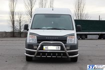 Ford Connect 2010–2013 Sprednji zaščitni lok (bullbar) z dvojno cevjo WT003-Plus-2 (nerjaveče jeklo) fotografija 2