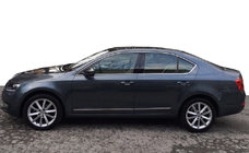 Skoda Octavia III A7 2013–2019 Kompletna obroba oken (10 kos, nerjavno jeklo) fotografija 1