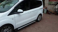 Ford Connect 2014–2021 Stranske stopnice DOT-Line (2 kos, aluminij) Maxi medosna razdalja fotografija 3