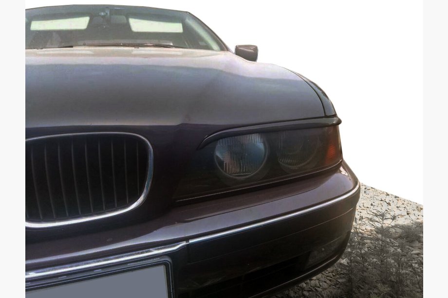 BMW serije 5 E39 1996–2003 Veke za žaromete (2 kos, črne) Image