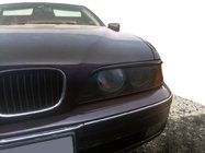 BMW serije 5 E39 1996–2003 Veke za žaromete (2 kos, črne) fotografija 1
