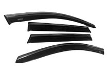 BMW X4 F26 2014–2018 Vetrni deflektorji oken s kromirano letvico (4 kos, Niken) fotografija 1